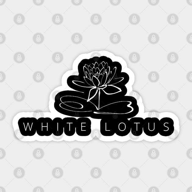 White lotus Sticker by cucunguk ngabret